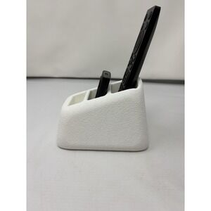 Minimilist White 3 Slot Remote Control Holder Organizer Room Organizer 3D Print